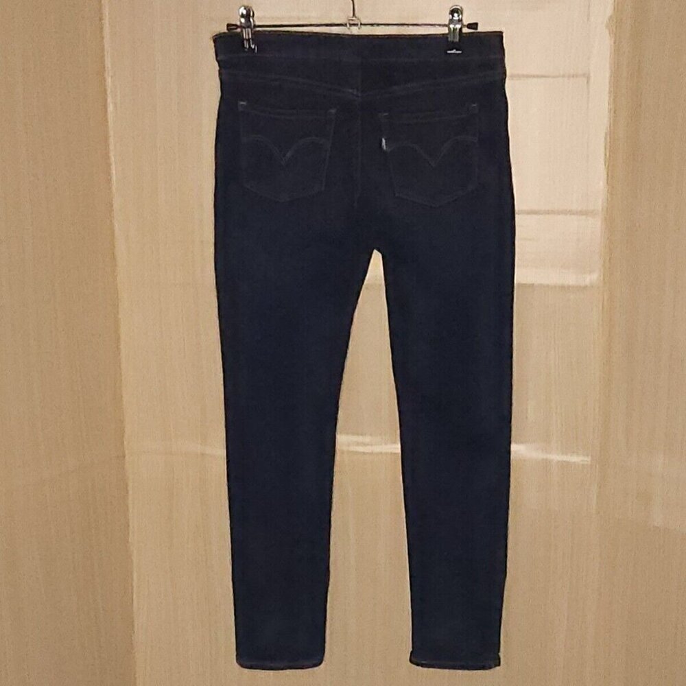 Levi's Girl's Dark Wash Pull On Adjustable Waist Jegging 12 - Picture 3 of 9